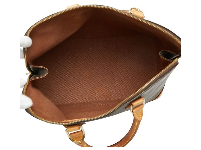 Borsa Louis Vuitton Monogram Alma PM Marrone Monogramma - vista 11