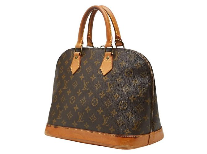 Borsa Louis Vuitton Monogram Alma PM Marrone Monogramma - vista 2