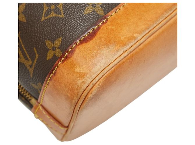 Borsa Louis Vuitton Monogram Alma PM Marrone Monogramma - vista 5