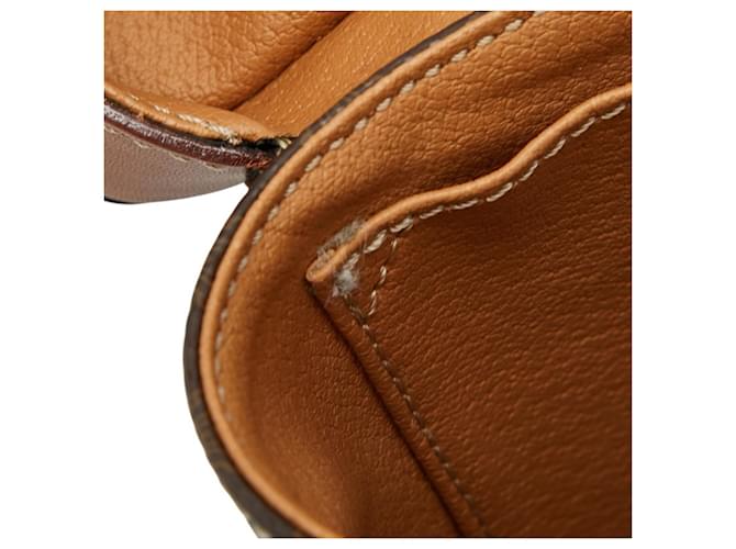 Céline Borsa a tracolla vanity Celine Macadam marrone - vista 10