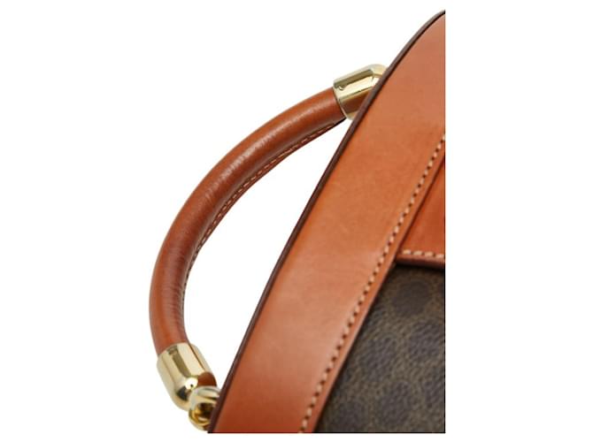 Céline Borsa a tracolla vanity Celine Macadam marrone - vista 6