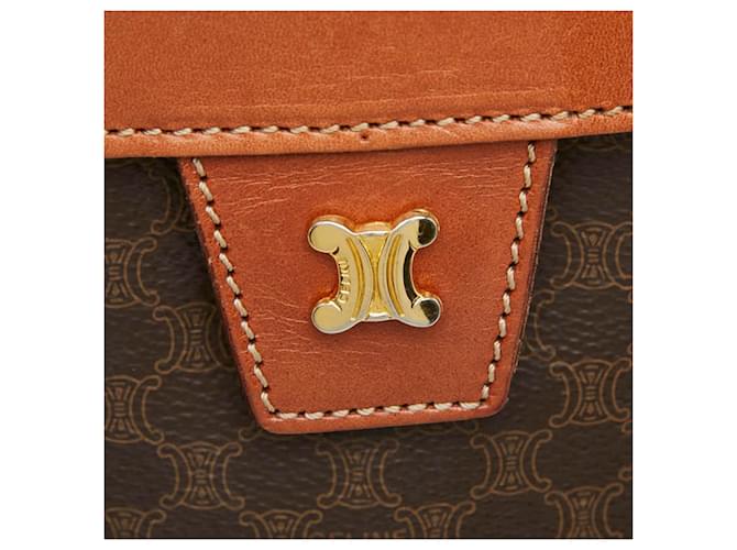 Céline Borsa a tracolla vanity Celine Macadam marrone - vista 7