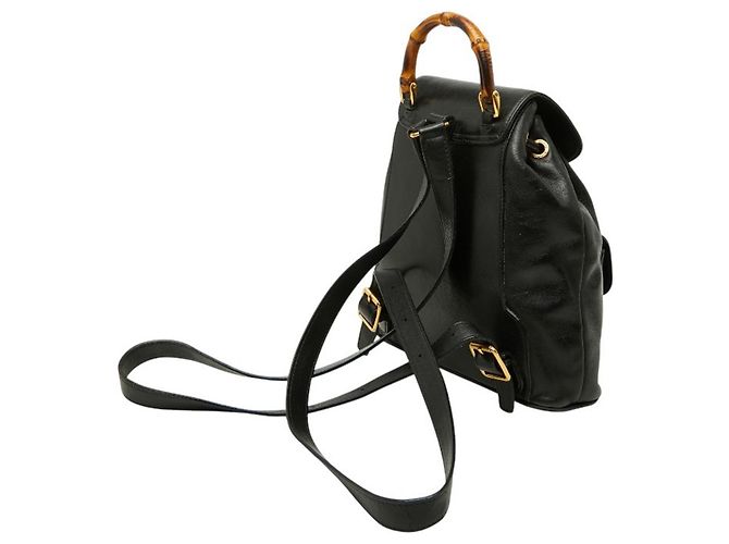 Zaino Gucci Bamboo Nero - vista 2