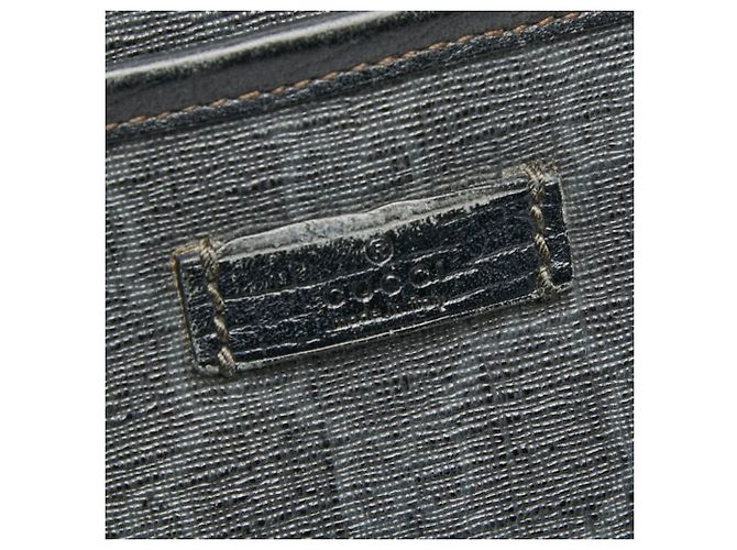 Borsa a tracolla Gucci GG Supreme Marrone Nero - vista 8