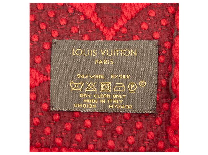 Sciarpa Louis Vuitton Monogram Echarpe Logomania Rosso Monogramma - vista 3