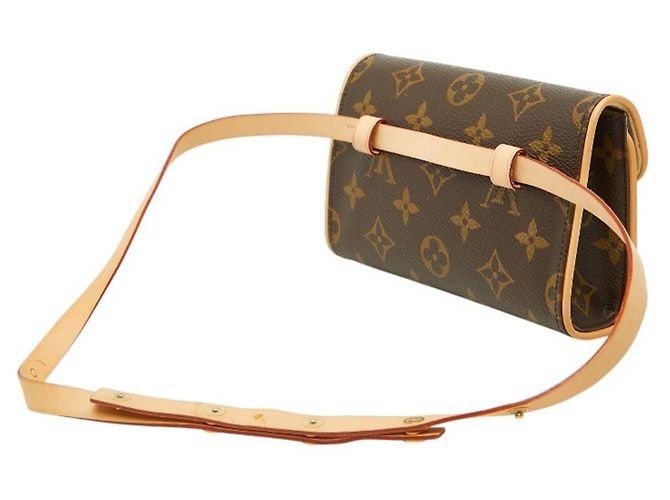 Louis Vuitton Monogram Pochette Florentine Taillentasche Braun Monogramm - Ansicht 2