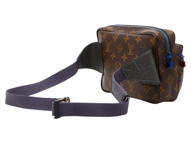 Borsa a tracolla Louis Vuitton Monogram Kim Jones Marrone Multicolore Monogramma - vista 2