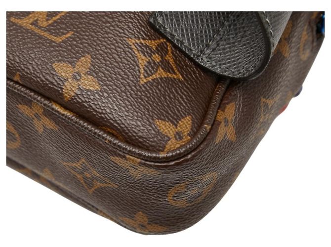 Borsa a tracolla Louis Vuitton Monogram Kim Jones Marrone Multicolore Monogramma - vista 6