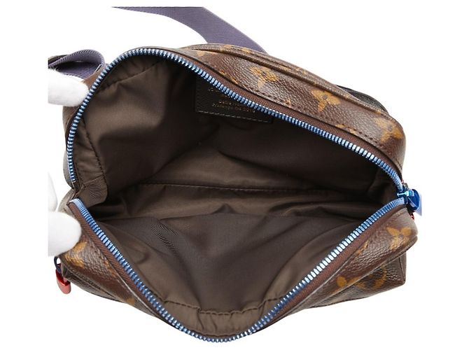Borsa a tracolla Louis Vuitton Monogram Kim Jones Marrone Multicolore Monogramma - vista 8