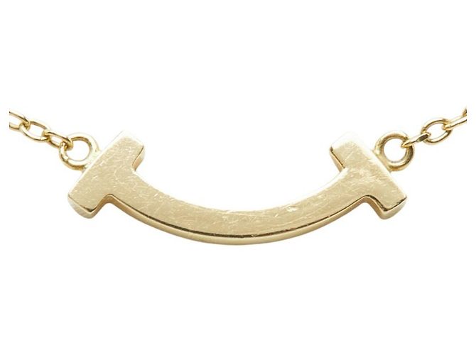 Collana Tiffany & Co. T Smile Mini Giallo - vista 2