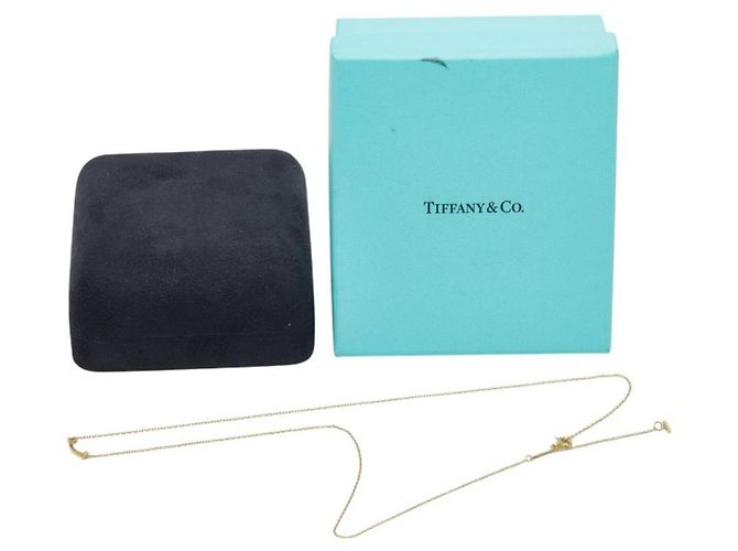 Collana Tiffany & Co. T Smile Mini Giallo - vista 8