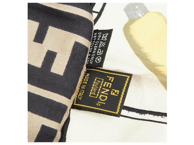 Sciarpa Fendi Zucca Torso Motif Multicolore - vista 5