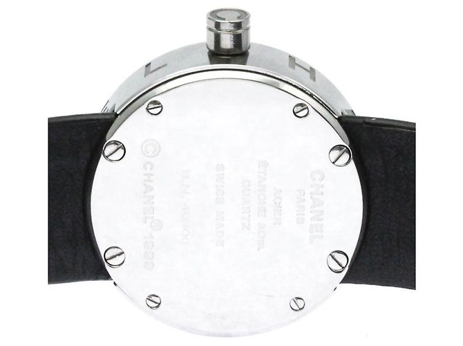 Relógio Chanel La Ronde em aço inoxidável e couro a quartzo - vista 6