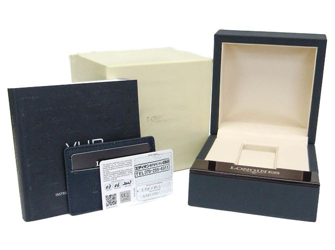 Relógio automático masculino Longines Conquest V.H.P GMT em aço - vista 6