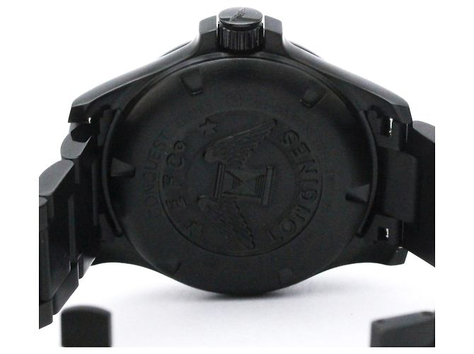 Relógio automático masculino Longines Conquest V.H.P GMT em aço - vista 7