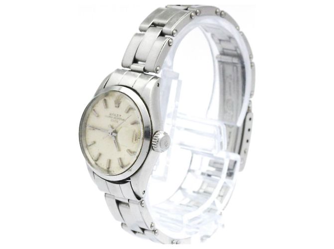 Rolex Oyster Perpetual Date 6516 Acero Inoxidable Automático Reloj para Mujer - vista 2