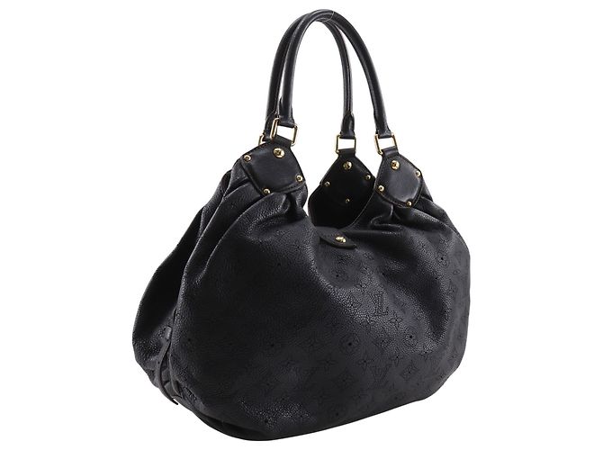 Louis Vuitton L Hobo Mahina Leather Nero - vista 3