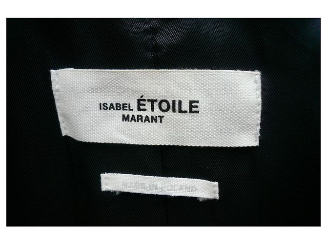 Isabel Marant Etoile Blazer Blu Navy a Sottili Righe - vista 3