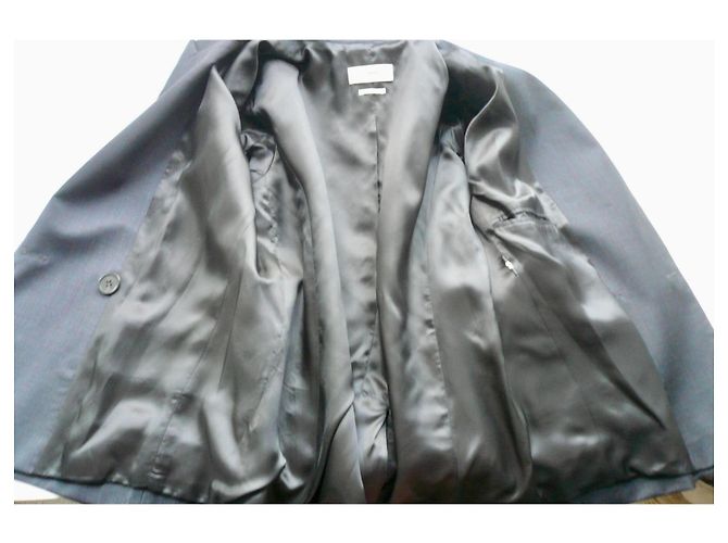 Isabel Marant Etoile Blazer Blu Navy a Sottili Righe - vista 5