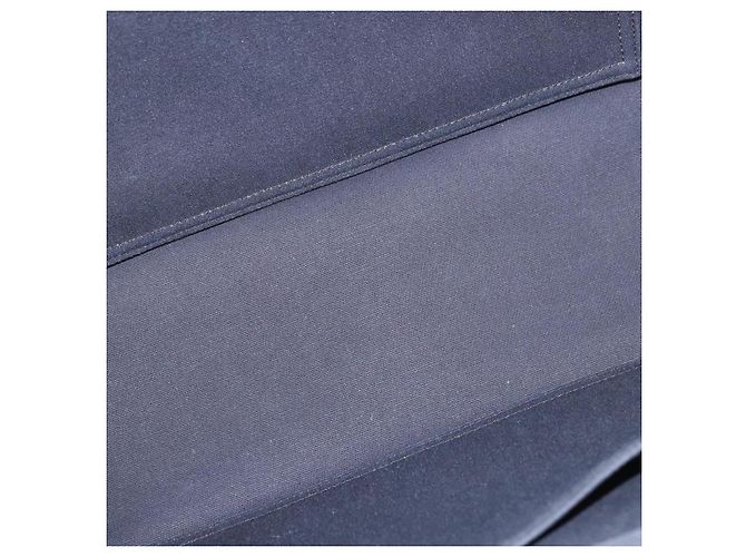 Cabag Hermès Hermes Cabas Elan Toile e Pelle 39 Nero - vista 5
