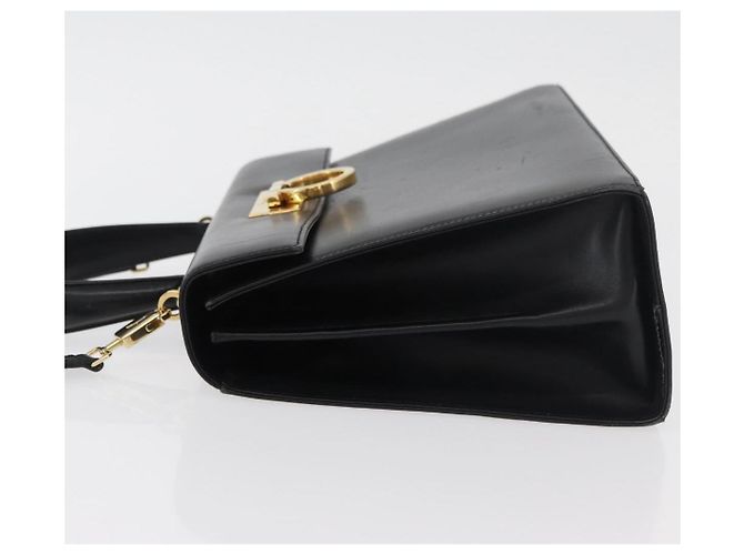 Salvatore Ferragamo Borsa in pelle con manico convertibile Nero - vista 4