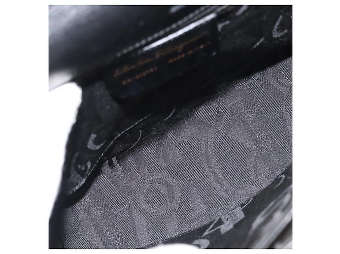 Salvatore Ferragamo Borsa in pelle con manico convertibile Nero - vista 5
