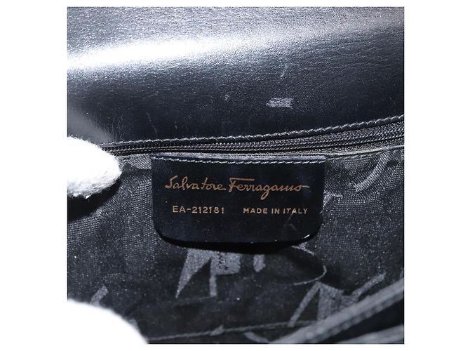 Salvatore Ferragamo Borsa in pelle con manico convertibile Nero - vista 6