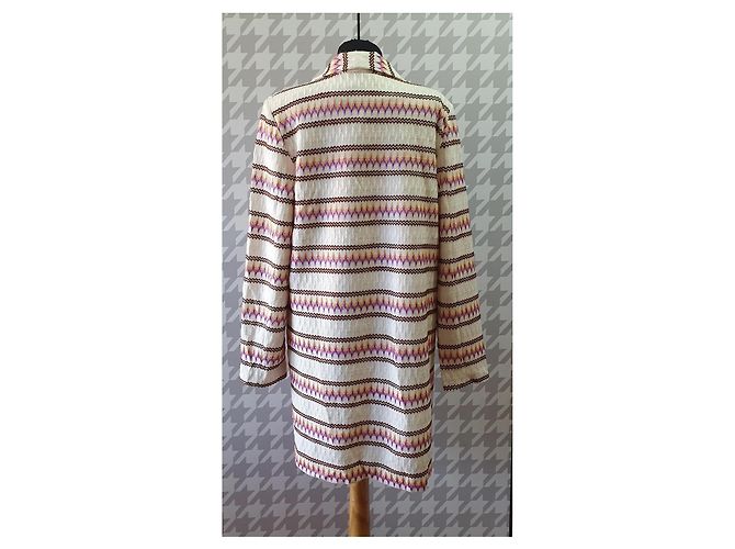 Autre Marque Ana Alcazar Zigzag Patterned Jacket White Multiple colors - view 4