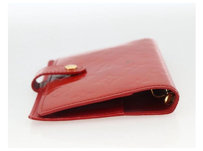 Copertina agenda Louis Vuitton in pelle lucida Rosso - vista 5