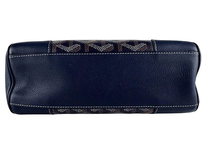 Borsa Goyard Saigon Mini Blu navy - vista 3
