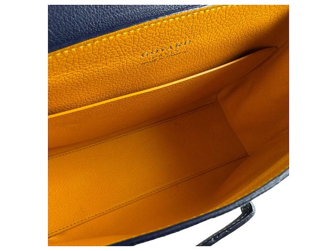 Borsa Goyard Saigon Mini Blu navy - vista 5
