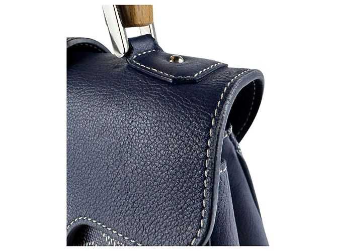 Borsa Goyard Saigon Mini Blu navy - vista 7
