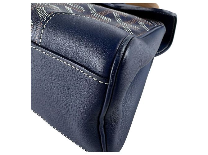 Borsa Goyard Saigon Mini Blu navy - vista 8