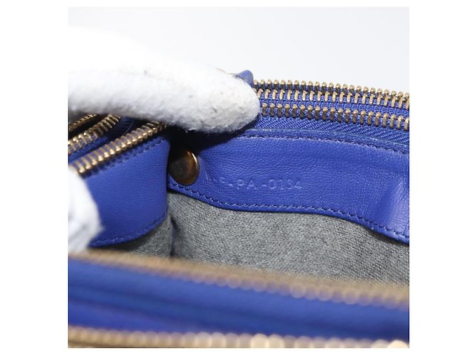 Céline Celine Trio Leather Small Blau - Ansicht 7