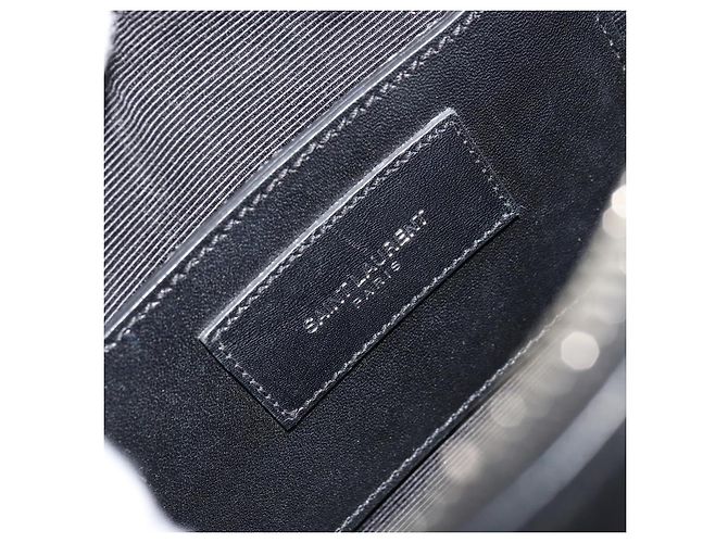 Saint Laurent Classic Baby Duffle in pelle stampata Nero - vista 6