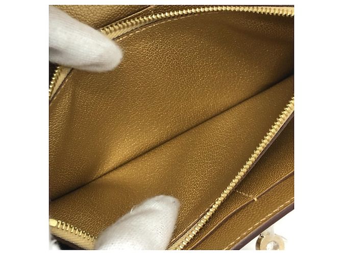 Hermès Portafoglio Hermes Kelly To Go - Gold D'oro - vista 10