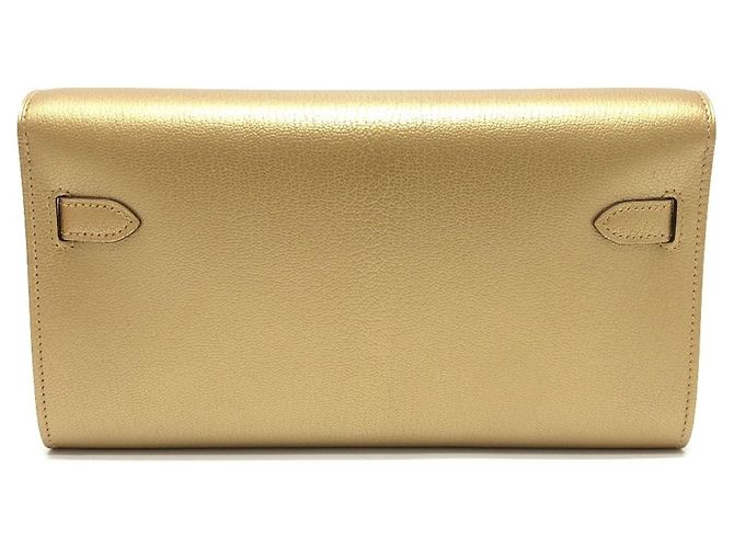 Hermès Portafoglio Hermes Kelly To Go - Gold D'oro - vista 2
