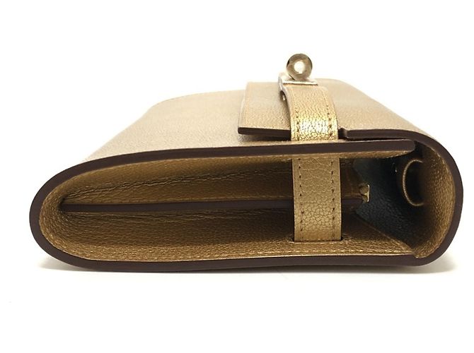 Hermès Portafoglio Hermes Kelly To Go - Gold D'oro - vista 4