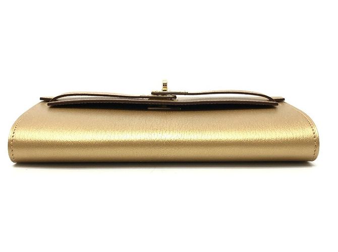 Hermès Portafoglio Hermes Kelly To Go - Gold D'oro - vista 5