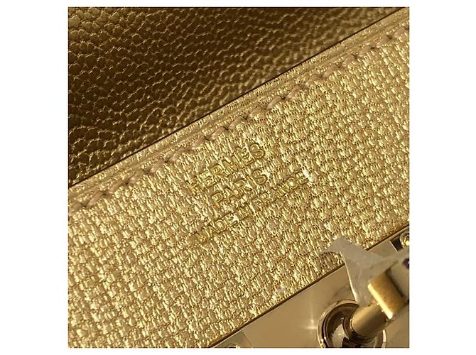 Hermès Portafoglio Hermes Kelly To Go - Gold D'oro - vista 8