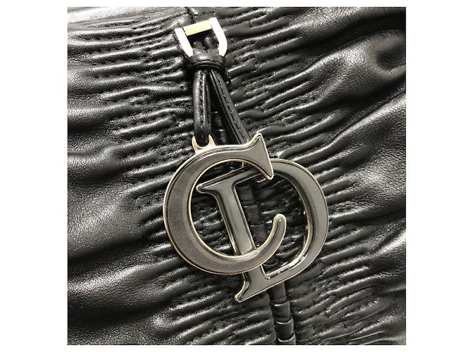 Borsa Christian Dior Dior Karenina con logo CD Nero - vista 8