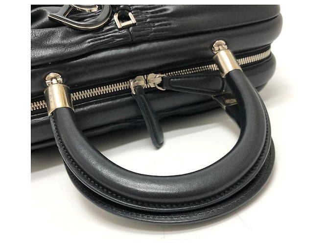 Borsa Christian Dior Dior Karenina con logo CD Nero - vista 9