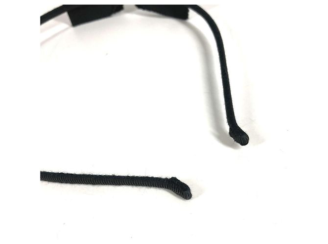 Cerchietto Alice con strass neri Chanel Nero - vista 5