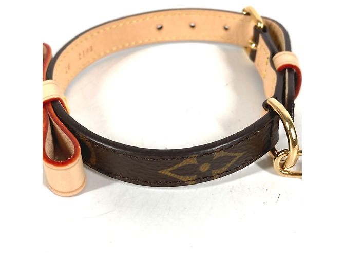 Collare per cani Monogram Louis Vuitton Marrone - vista 3