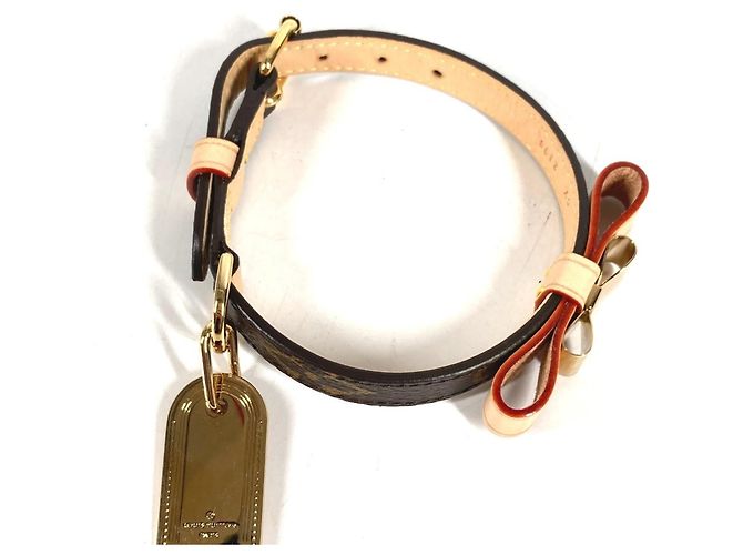 Collare per cani Monogram Louis Vuitton Marrone - vista 8