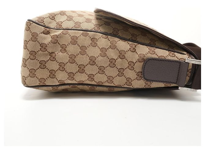 Borsa a tracolla Gucci GG Canvas beige - vista 4