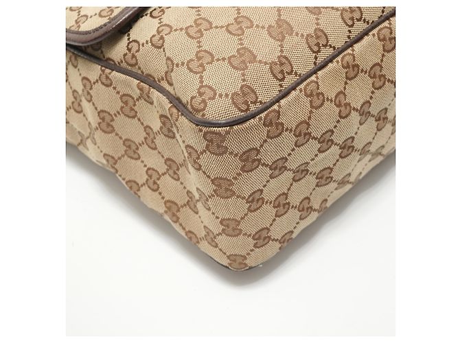 Borsa a tracolla Gucci GG Canvas beige - vista 5