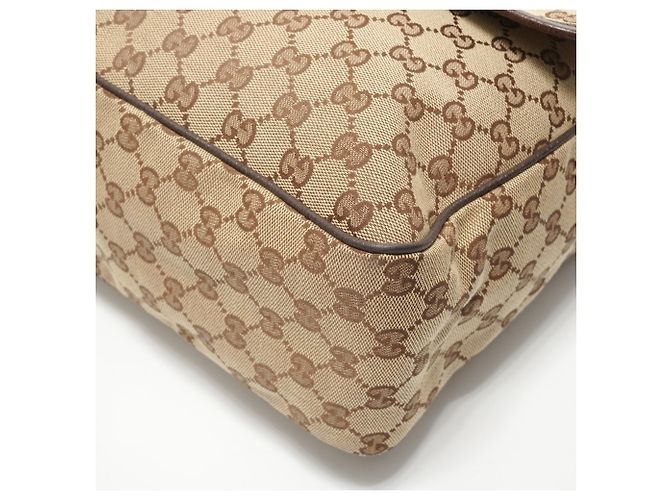 Borsa a tracolla Gucci GG Canvas beige - vista 6