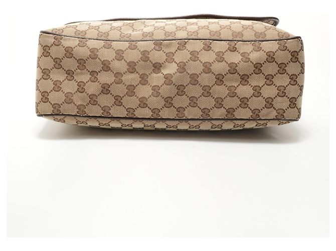 Borsa a tracolla Gucci GG Canvas beige - vista 7