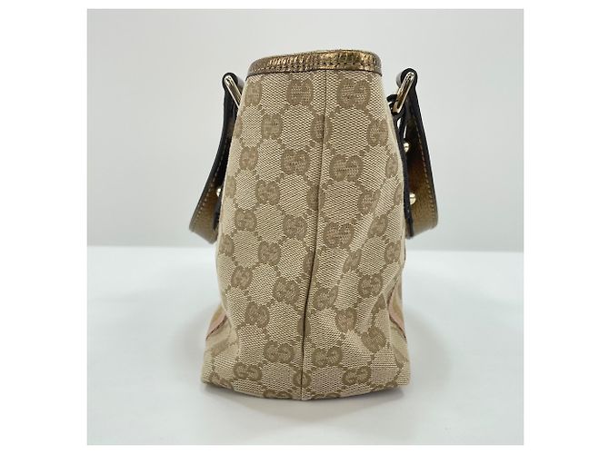 Borsa Gucci Sherry Line in beige - vista 5